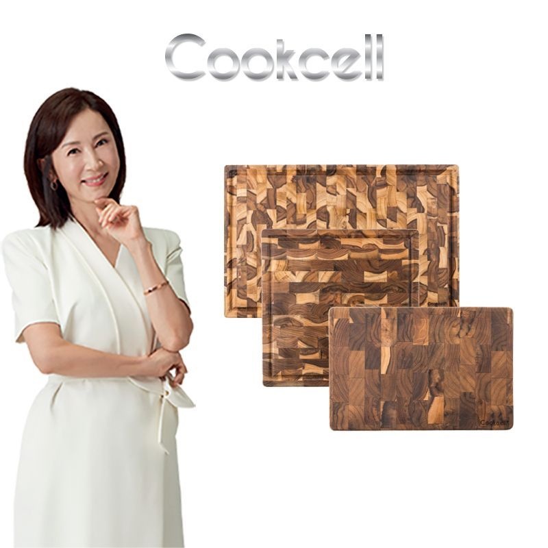 Artefatos de Madeiras Stolf Ltda 쿡셀 앤드그레인 티크 원목도마 3종세트(직사각+정사각+미니)+맛파래김[33742494]