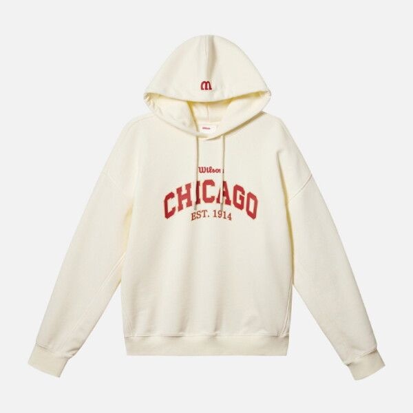 윌슨 [윌슨] 남성 시카고 레터링 후드티 W241001LHD19OWH