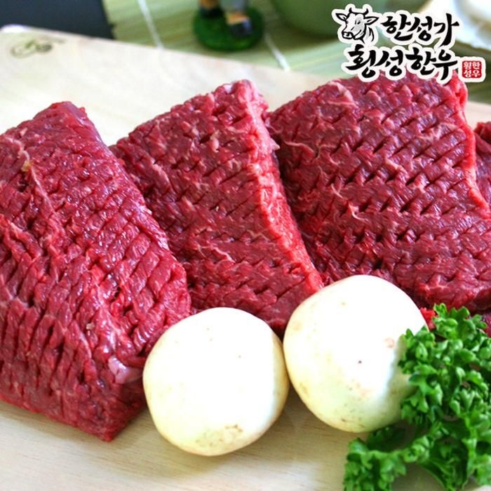 농업회사법인 주식회사 한성미트앤푸드/서울시 서초구 [한성가횡성한우]정품 횡성한우 1+등급 산적용 300g