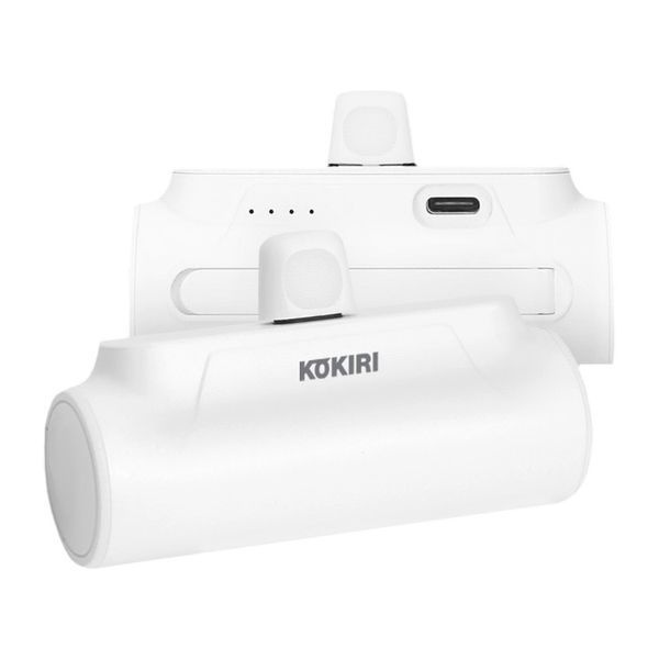 디자인에버 코끼리 도킹형 일체형 보조배터리 C타입 5000mAh