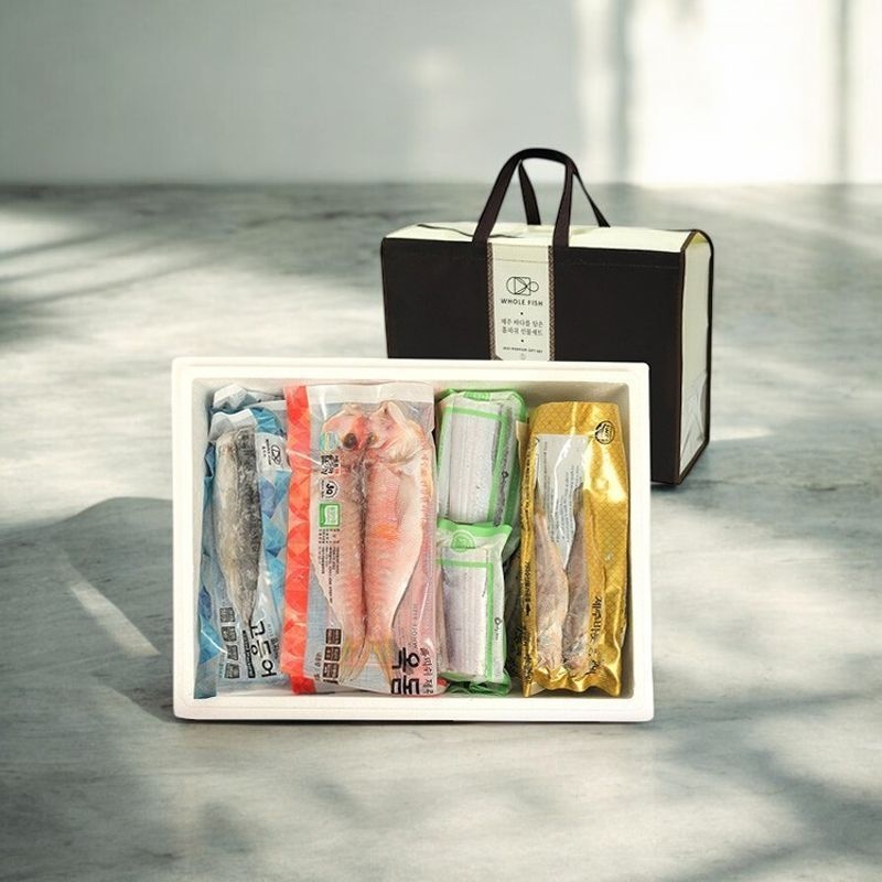 제주은갈치/옥돔/고등어/참굴비 특산물프리미엄세트 (2.55kg)