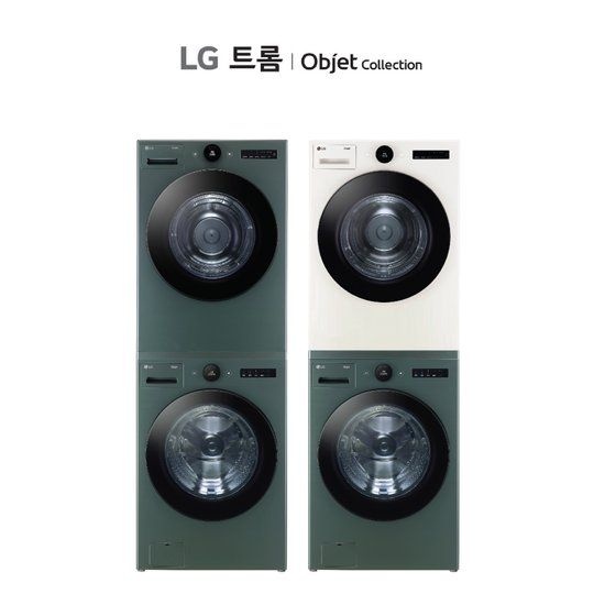 엘지전자(주) [1등급] LG 트롬 오브제 컬렉션 건조기 세탁기 패키지 RD22GS+FX25ESR