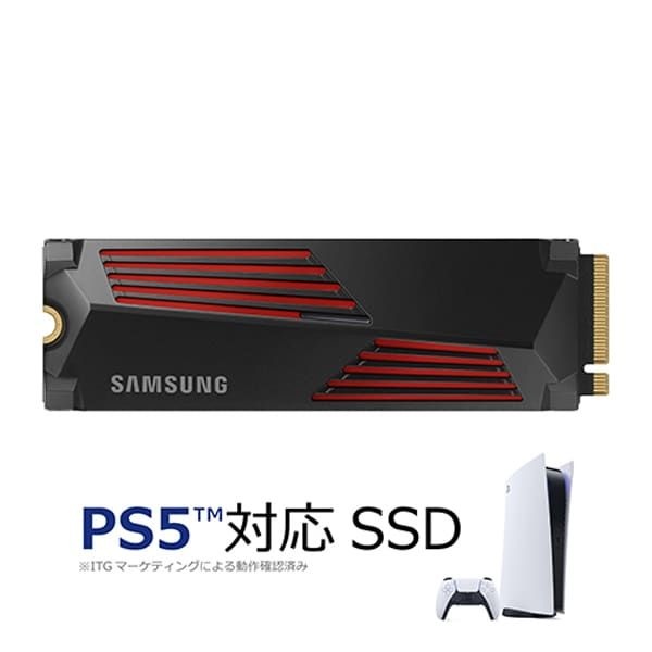 [해외] SAMSUNG 삼성 내장형 SSD 990 PRO 시리즈 4TB M.2 PCIe 4.0 NVMe 방열판 모델 MZ-V9P4T0G-IT 168683