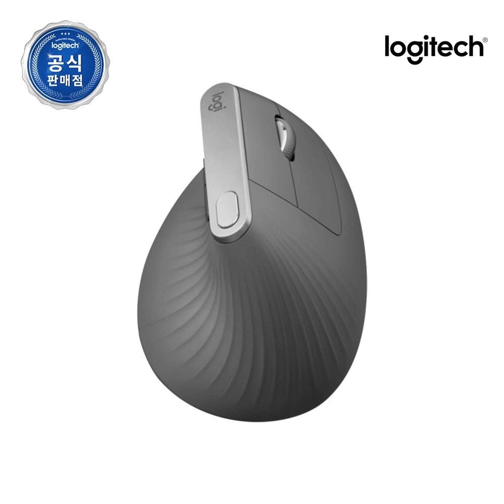 로지텍코리아 공식 MX Vertical 버티컬 무선 마우스 그래파이트