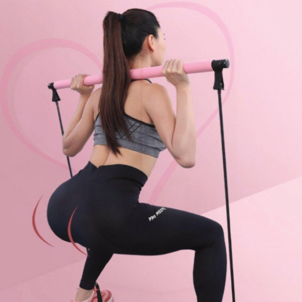 홈트 요가 스트레칭바 자세교정 거북목 운동기구 필라테스봉