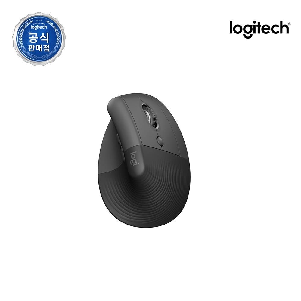로지텍코리아 공식 LIFT 버티컬 무선 마우스 그래파이트