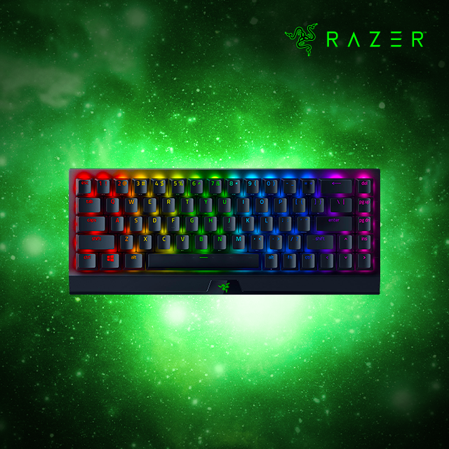 레이저코리아 블랙위도우 V3 미니 하이퍼스피드 한글 녹축 게이밍 무선 키보드 Razer Blackwidow V3 Mini HyperSpeed KR