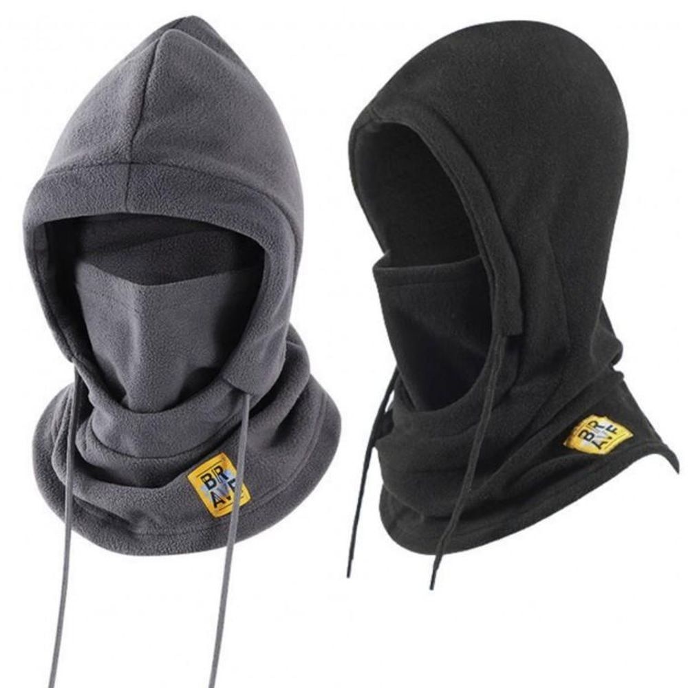 후드넥워머 남녀공용 모자 넥워머 스카프 목도리 바람막이 방한 워머 방한 겨울넥워머 패딩 머플러 토끼털