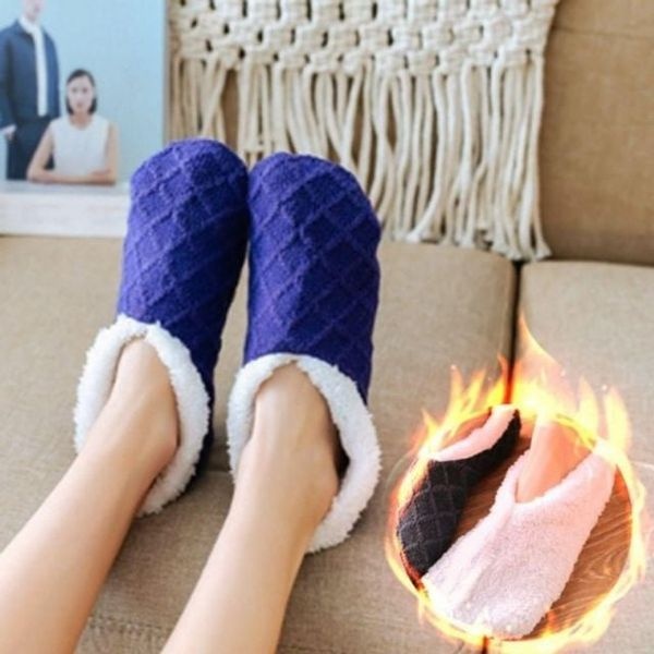 [하프클럽]수면 와플 캐주얼 양말 덧신 필수템 임산부 겨울 보온