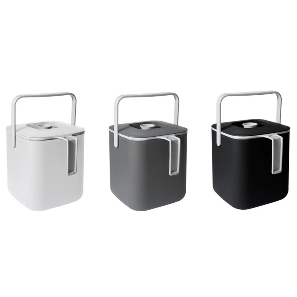 음쓰통 채반분리 밀폐형 음식물쓰레기통 3L 배출용이 내부코팅 청결 깔끔