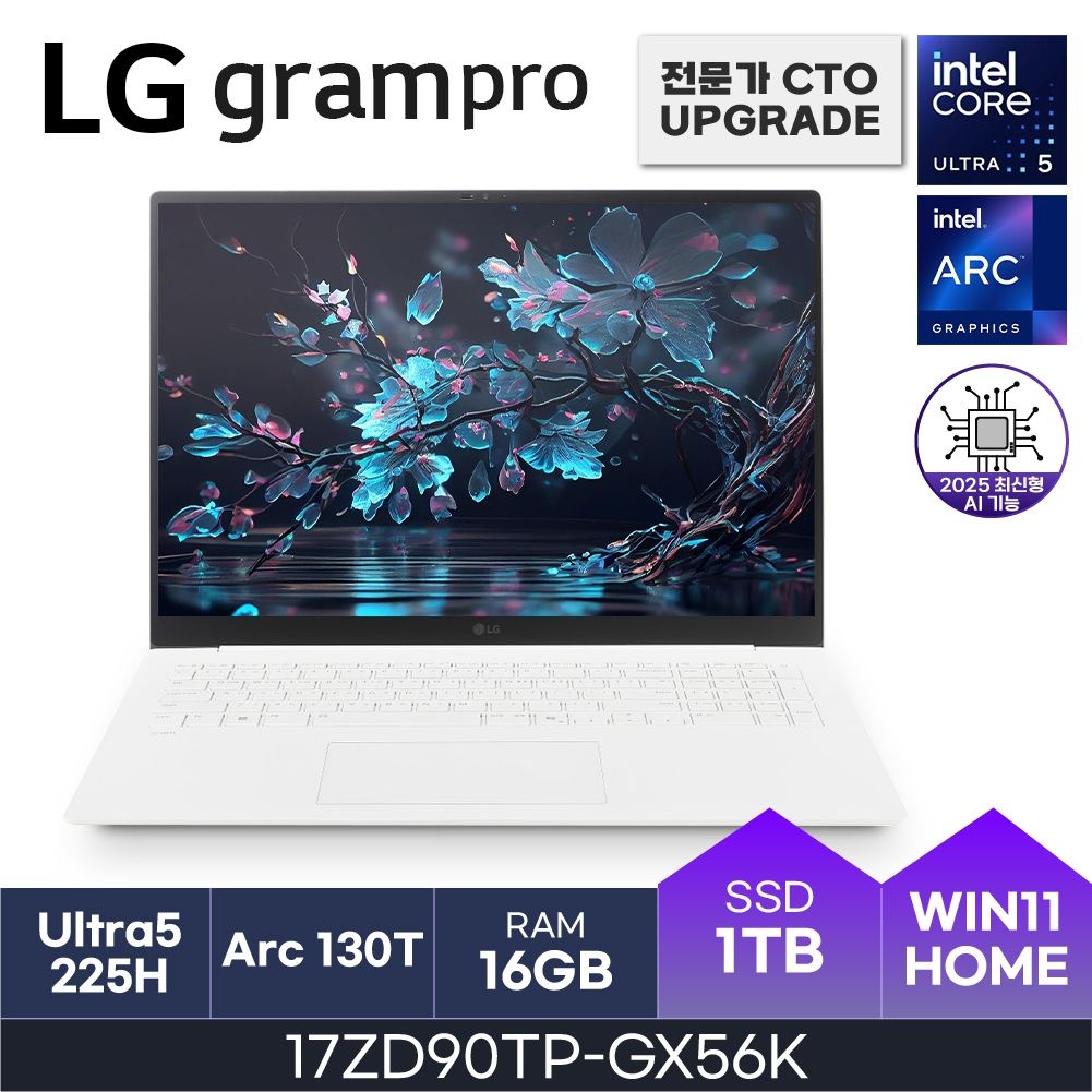 LG LG전자 LG 17인치 노트북 17ZD90TP-GX56K 울트라5 W11Home ( 16GB / N 1TB ) HMC