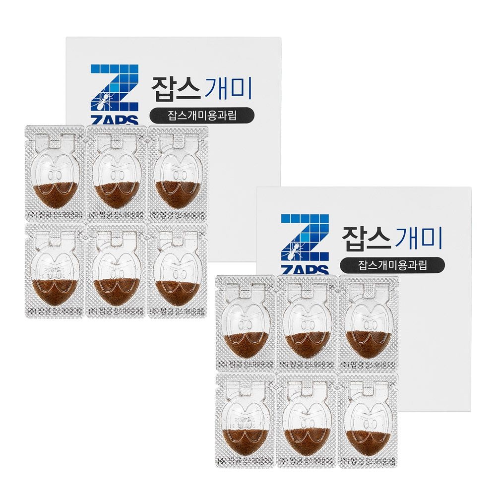 잡스 국민개미약 잡스 개미용과립 6입 2세트 개미퇴치 개미유인제 살충제