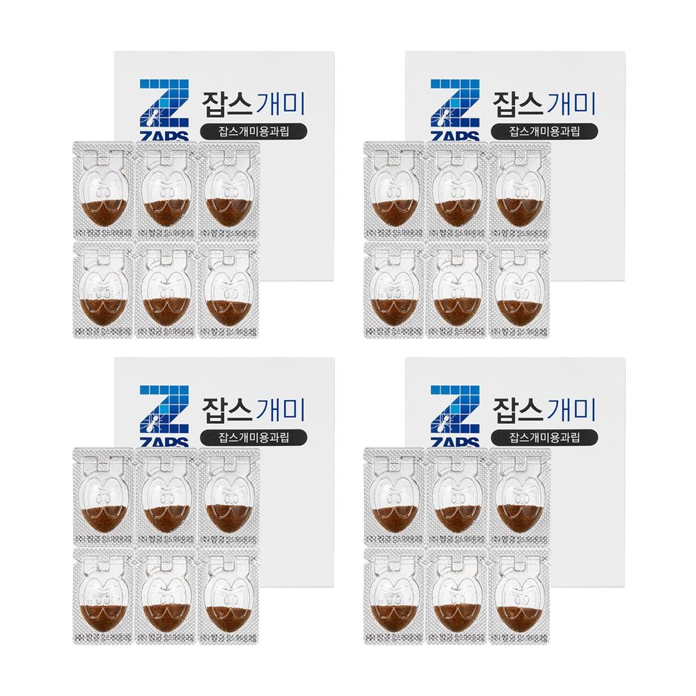 잡스 국민개미약 잡스 개미용과립 6입 4세트 개미퇴치 개미유인제 살충제