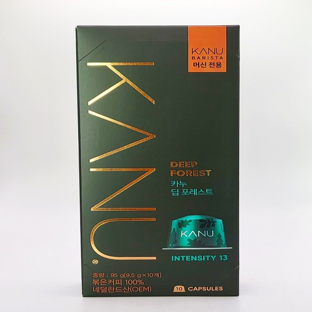 카누 바리스타 머신 전용 캡슐 딥 포레스트 9.5g * 40개