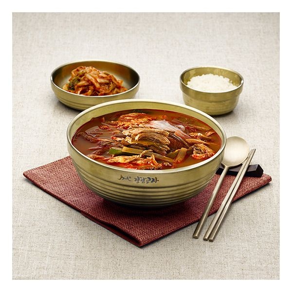 (주)씨엠푸드 / (주)서원푸드 [강남교자] [45년 칼국수 명인맛집 ] 닭개장 만두 혼합세트 [닭개장 5팩(3.5Kg /10인분)+만두2팩(2Kg)]