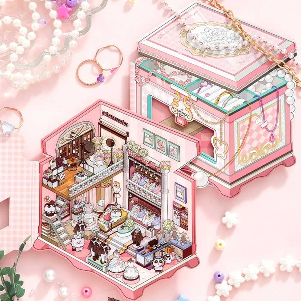 스위트룸 꾸미기 스티커 세트 여아 역활놀이 놀이게임 1묶음 20개