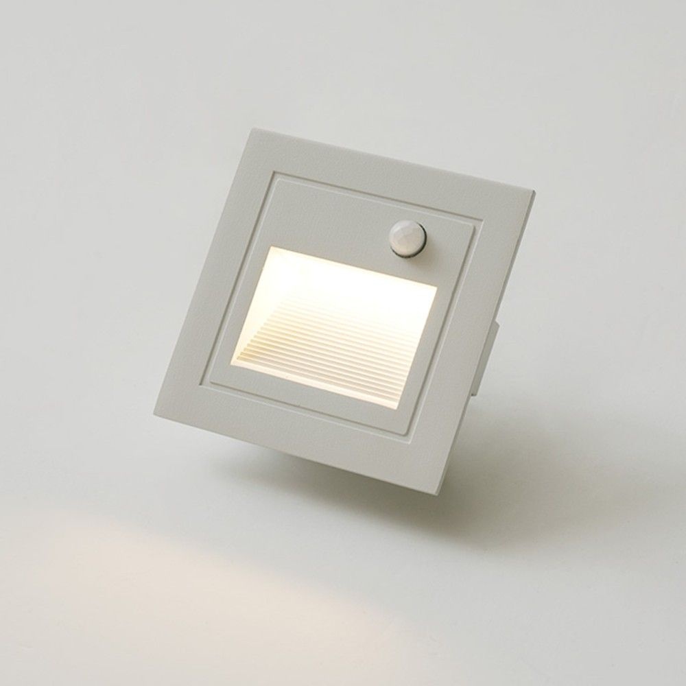 복도 계단 발자국감지 정사각 센서 매입등 낙상방지 매립등 지하실