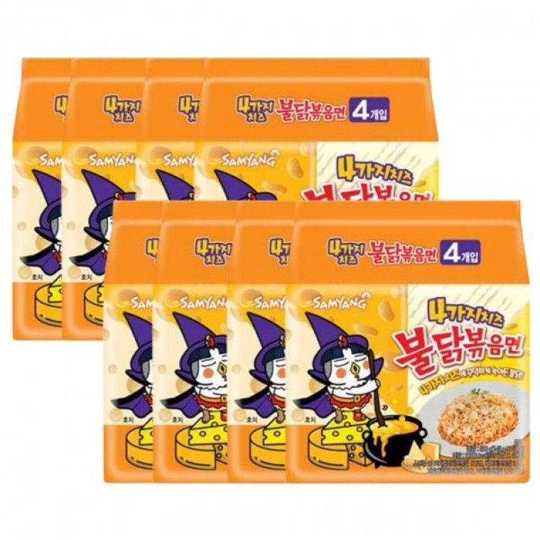 삼양 4가지치즈불닭볶음면 32입 1박스  4입 x 8개  멀티팩