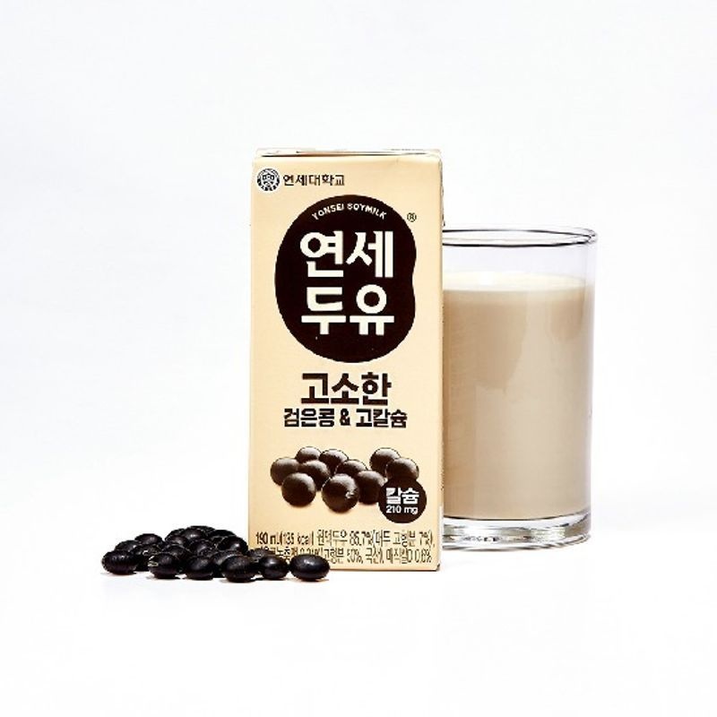 [연세두유] 검은콩 고칼슘 두유 190ml*72팩[34004970]