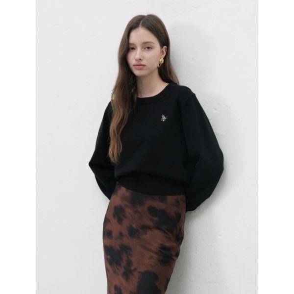 GENERALIDEA 12월 13일 배송 제너럴아이디어 GENERALIDEA 에센셜 크루넥 풀오버 BLACK WBD3L05508 WBD3L05508BK 328615