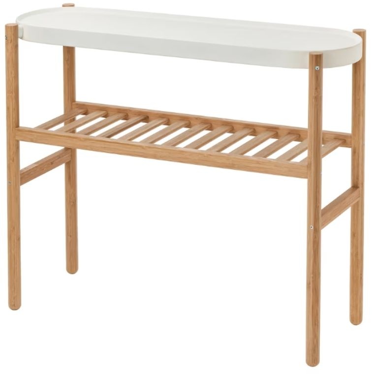 IKEA of Sweden AB 이케아 화분스탠드 대나무 화이트 3타입 삿수마스