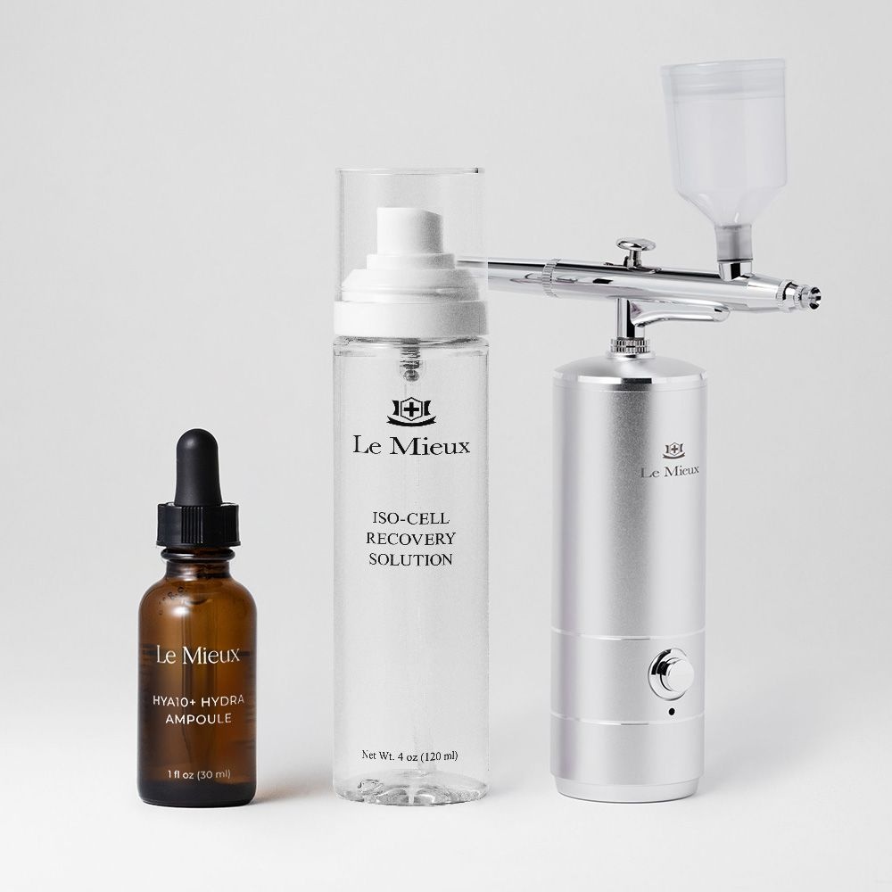 USA, BIELLE INC. 르뮤 [공식] 에어건+아이소셀 리커버리 솔루션 120ml+HYA10+ 하이드라 앰플 30ml SET