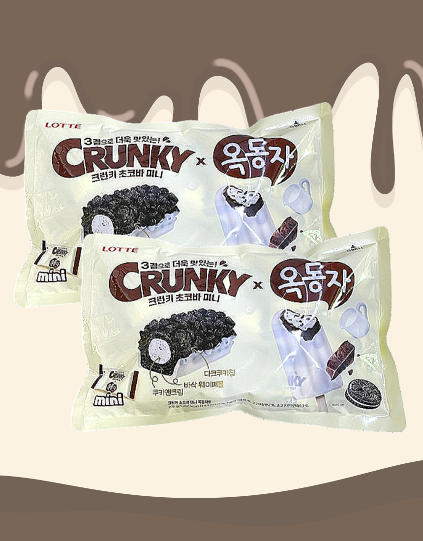 크런키 초코바 미니 옥동자 275g 1+1개 초콜릿 과자