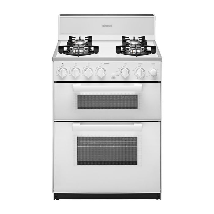 [롯데백화점] 린나이 참숯코팅 무수그릴 4구 가스 오븐레인지 스노위 화이트 RSF-BM84CW LE1220687344