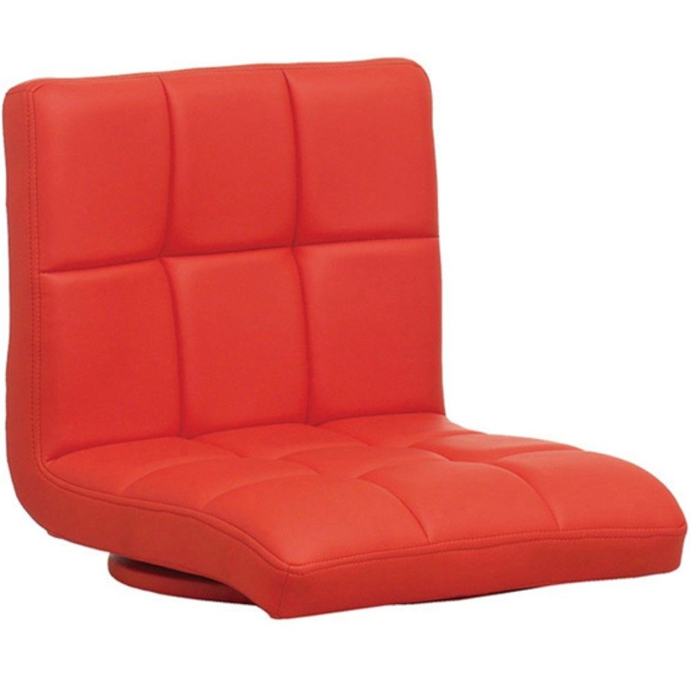 이와샘 고급식당 룸 빨간색 회전형 좌식의자 한정식집 도서관 카페 싱글