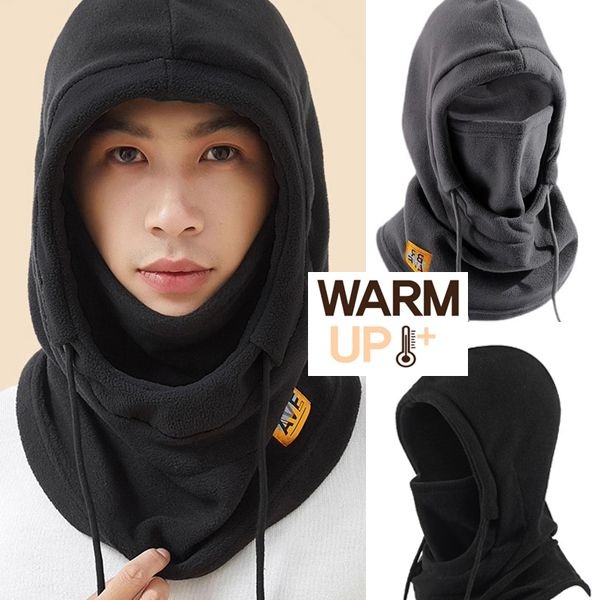 [보리보리]겨울 넥워머 바라클라바 극세사 니트 귀마개 목토시 목폴라 스포츠 운동2P