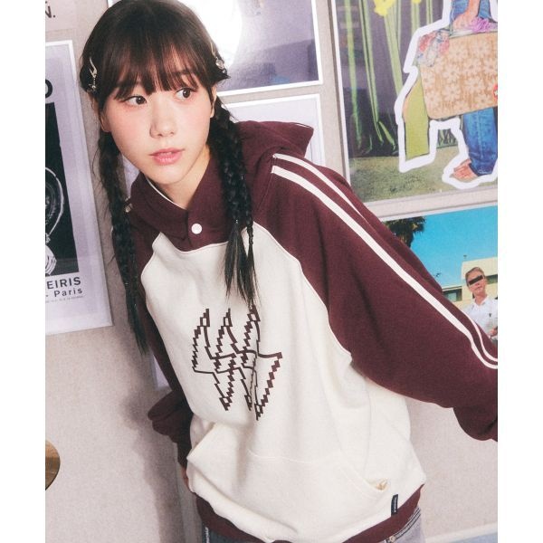 DROWSY DW 치지직 래글런 후드티셔츠 4Color 294343