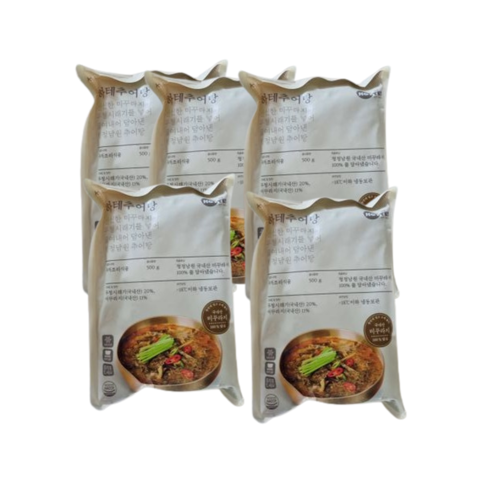 국내산 하테 남원추어탕 500g 5팩