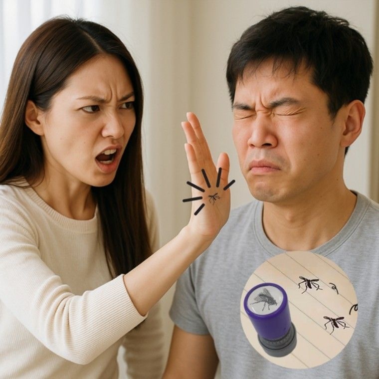 모기 스탬프 장난감 웃긴 선물 인싸템 파티 소품