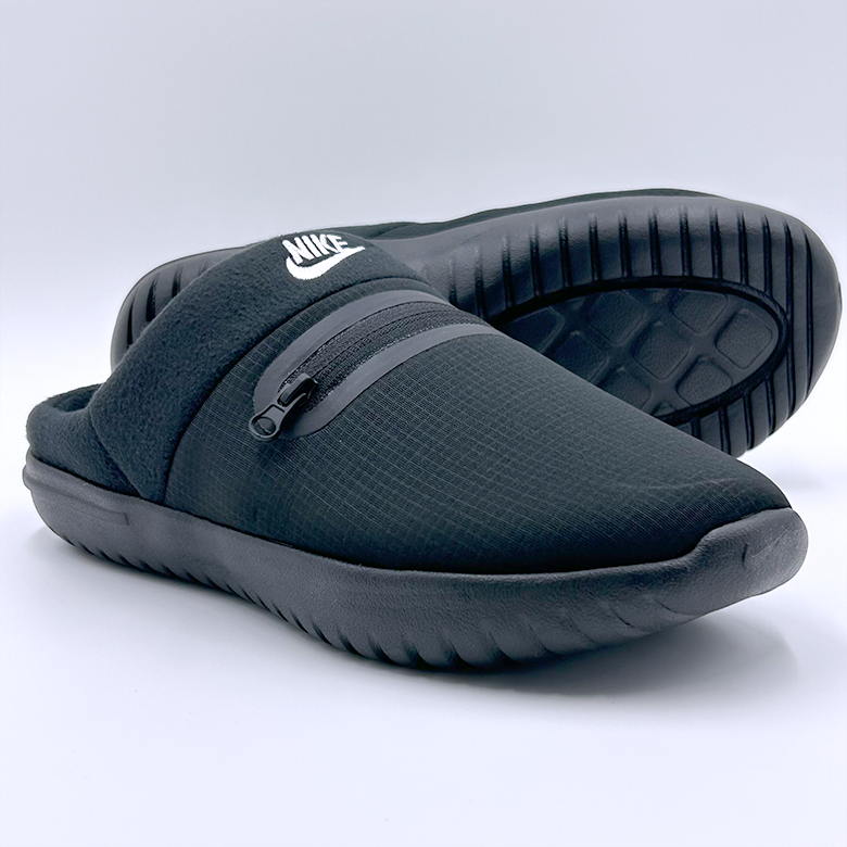 패딩 슬리퍼 버로우 방한화 블랙 슬리퍼 DC1456-002 (국내 매장판)