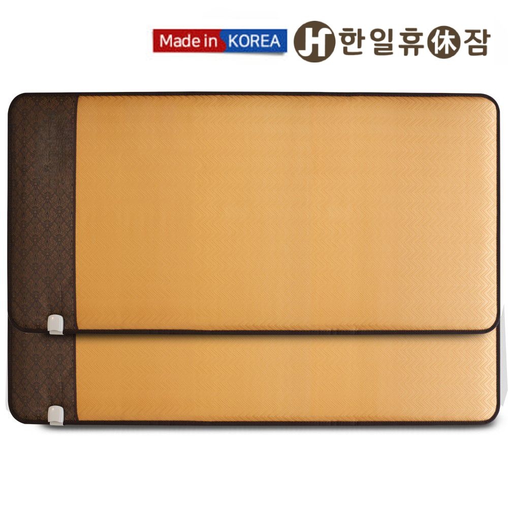 [국내생산]한일 황토 참숯 전기매트 거실 거실용 침대 전기장판 방수 두꺼운 온열매트 1인용 2인용