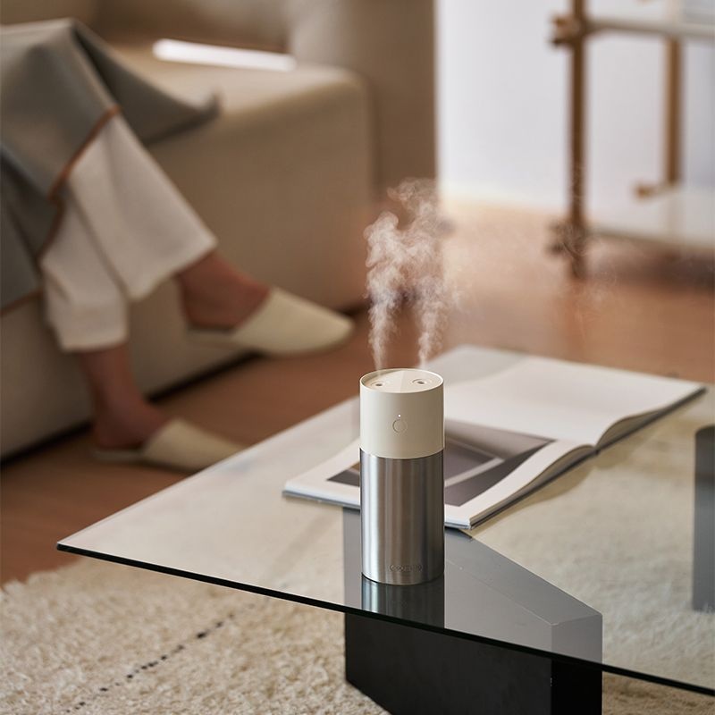 디디오랩 디디오랩 올스텐 무선 미니 가습기 사무실 책상 탁상용 캠핑 차량용 UV-C 워터팟 더블케어