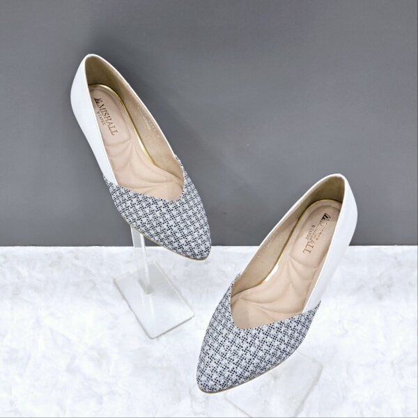 [탠디 (패플)] [탠디]여성 트위드 포인트 플랫 슈즈 12HS00DS06 W-718 1SD JJ