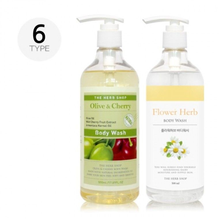 더허브샵 바디미스트 THS 바디케어 더허브샵 4종택1 바디워시 샤워젤 500ml