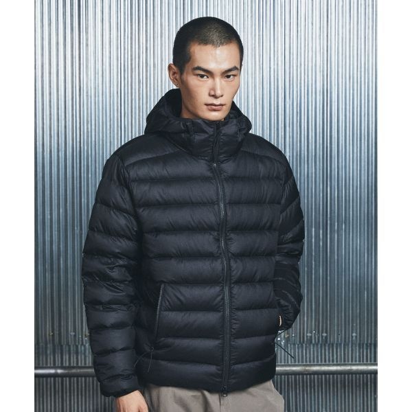 KA랩 LAP ATTHAR BACK LOGO DUCK DOWN LIGHTWEIGHT PADDED JACKET -BLACK KB4DJ1100MBK 101186