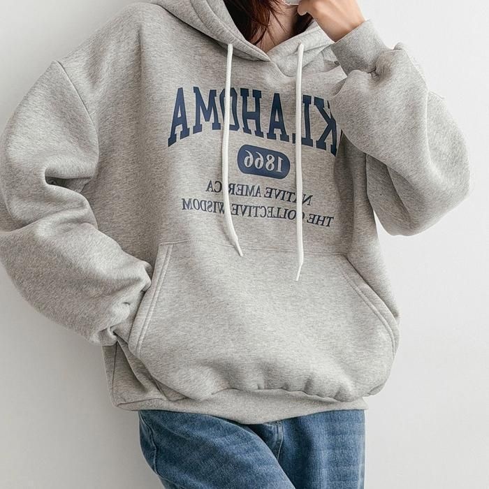 [패션플러스][강물처럼]아이우먼 기모오클라후드티셔츠 NSV732M511 빅사이즈 (43425596)