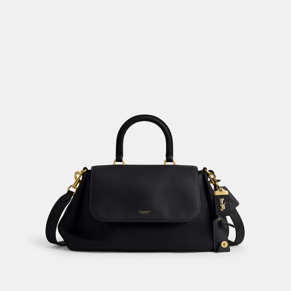 [롯데백화점] 코치 [공식] 슬라우치 로그 탑 핸들 백 CCC39 B4/BK LE1220232336