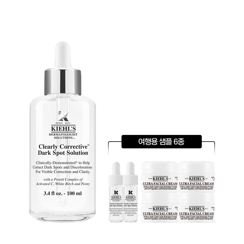 [롯데백화점] 키엘 [12] 키엘 투명 에센스 100ml 세트 (+여행용 샘플 6종) LE1220232549