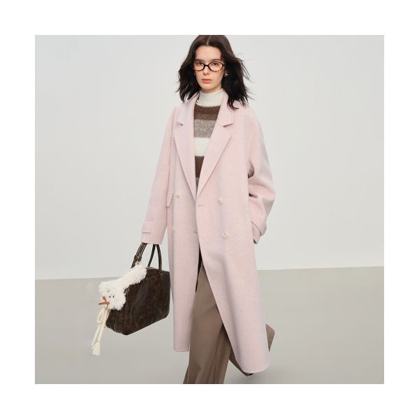 WEDNESDAY DELIGHT WEDNESDAY DE라이트 코트 [12월 13일 배송] WD Simple 핑크 double coat