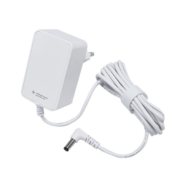 벨톤 DC 13V 1.5A 어댑터 벽걸이형 ㄱ자 디디오랩 무선 접이식 선풍기 호환 화이트 2m