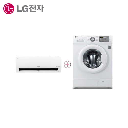 [LG전자]SK인터넷가입 LG벽걸이6평형 에어컨 드럼세탁기9K F9WTBQ