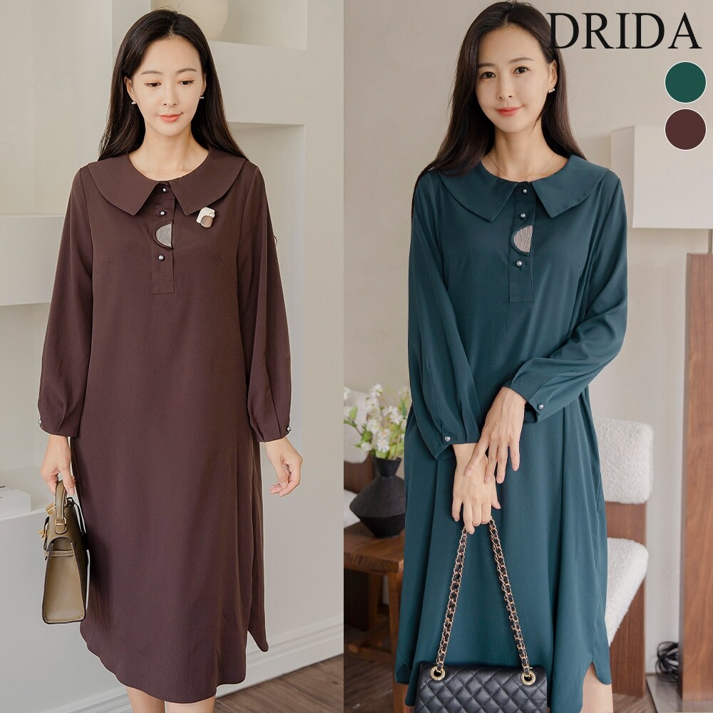 드리다 O23071CB 빅카라루나롱원피스