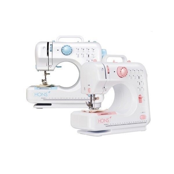 혼스 미니재봉틀 HSSM-1201BL(블루) 한땀한땀 프로