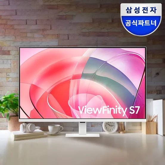 삼성전자 뷰피니티 80.1cm(32인치) S7 4K UHD 모니터 S32D701 화이트
