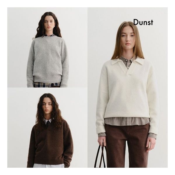 던스트 기은세 UNI OPEN COLLARED SWEATER_UDSW5D137