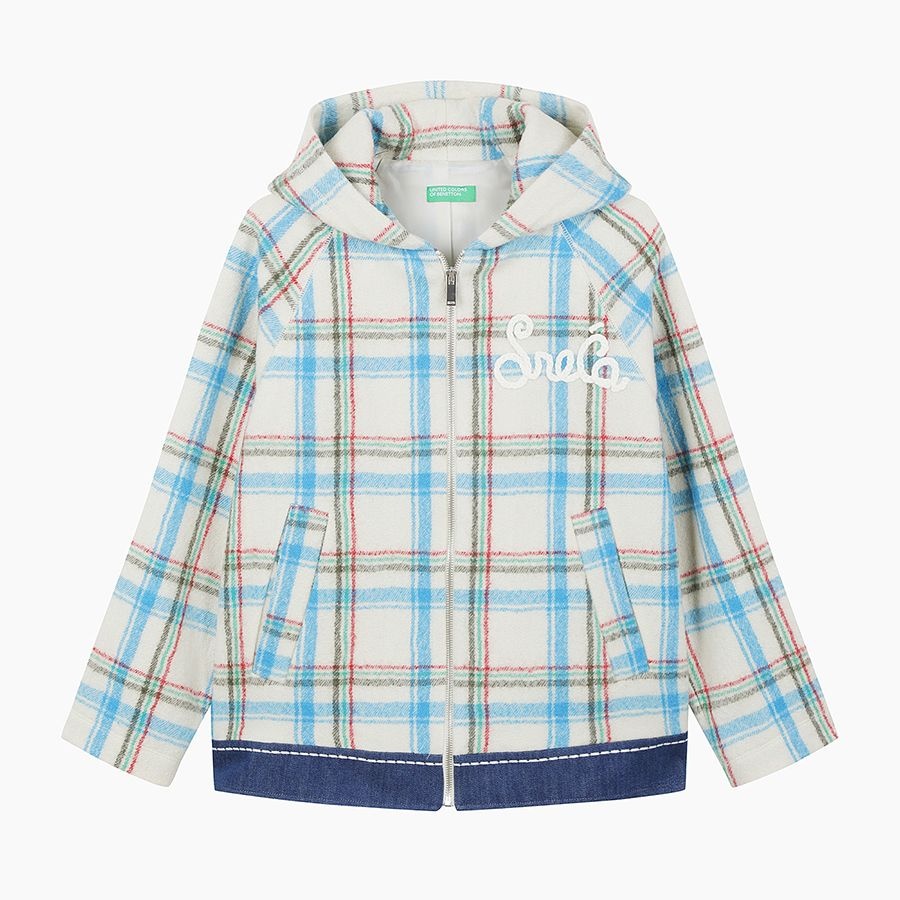 [롯데백화점] 베네통 시네마 체크 점퍼 (BAJP02511) LE1220674640